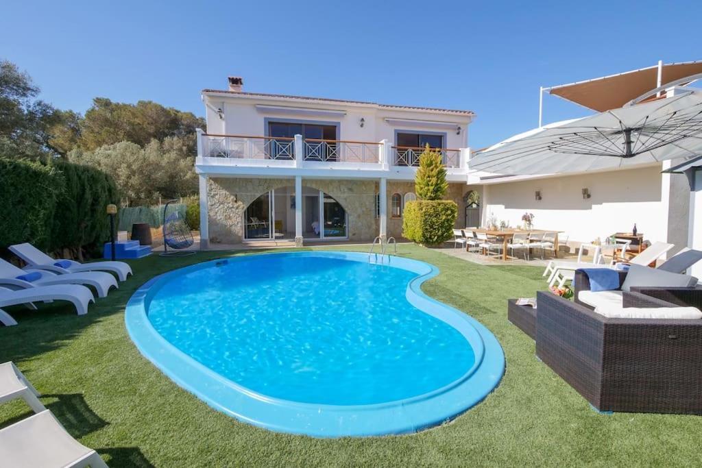 Moderne Villa, Pool+Meerblick,Schnelles Wifi,Klima カラス・デ・マヨルカ エクステリア 写真