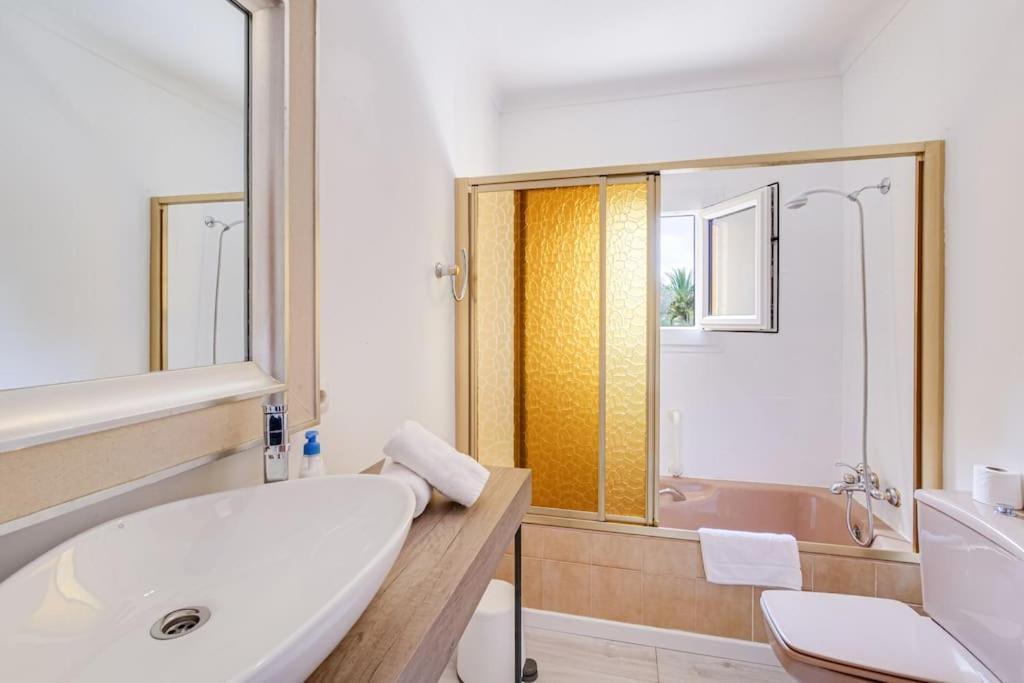 Moderne Villa, Pool+Meerblick,Schnelles Wifi,Klima カラス・デ・マヨルカ エクステリア 写真